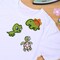 60pcs Random Assorted Styles Embroidered Patches, Bright Vivid Colors, Sew On/Iron On Patch Applique for Clothes, Dress, Hat, Jeans, DIY Accessories